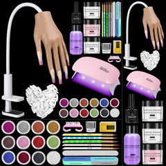 Mains-silicone Wilfniee pratique pour extensions d’ongles, sensation réaliste et sûre.