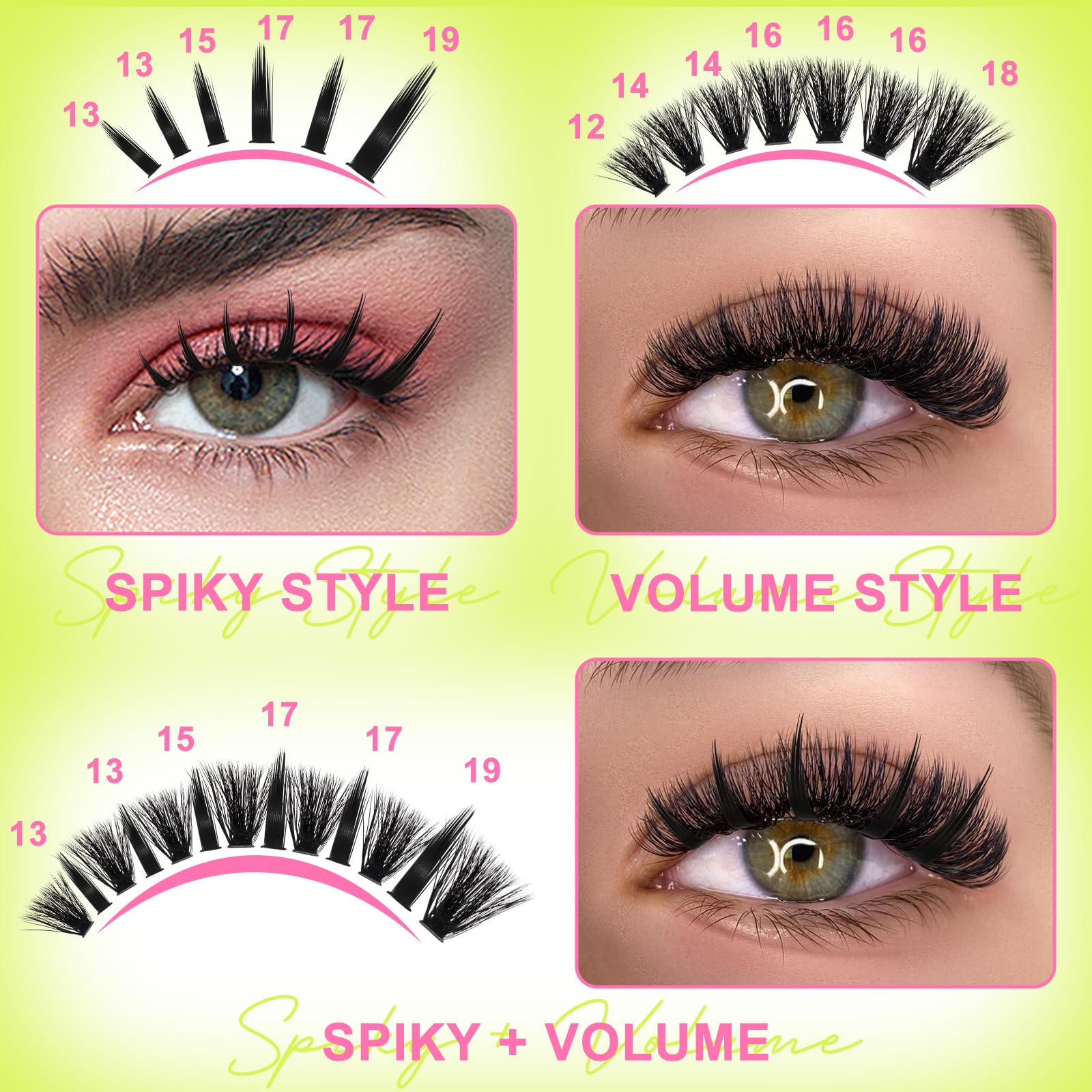 WiWiLINK 200D volumen esponjoso para un look dramático y cómodo.