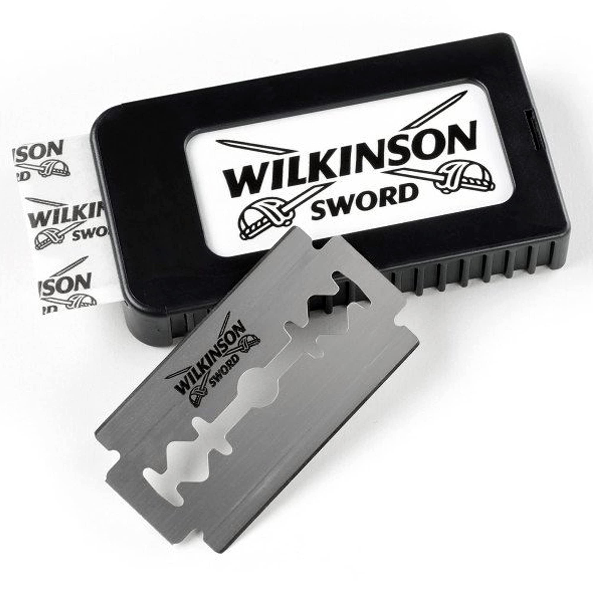 Hojas Wilkinson Sword de doble filo, afilado prolongado para un afeitado cómodo.