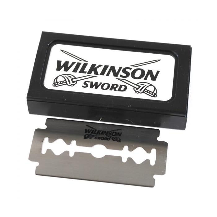 Wilkinson Sword, paquete de 100 hojas, enfoque claro, para afeitado diario.