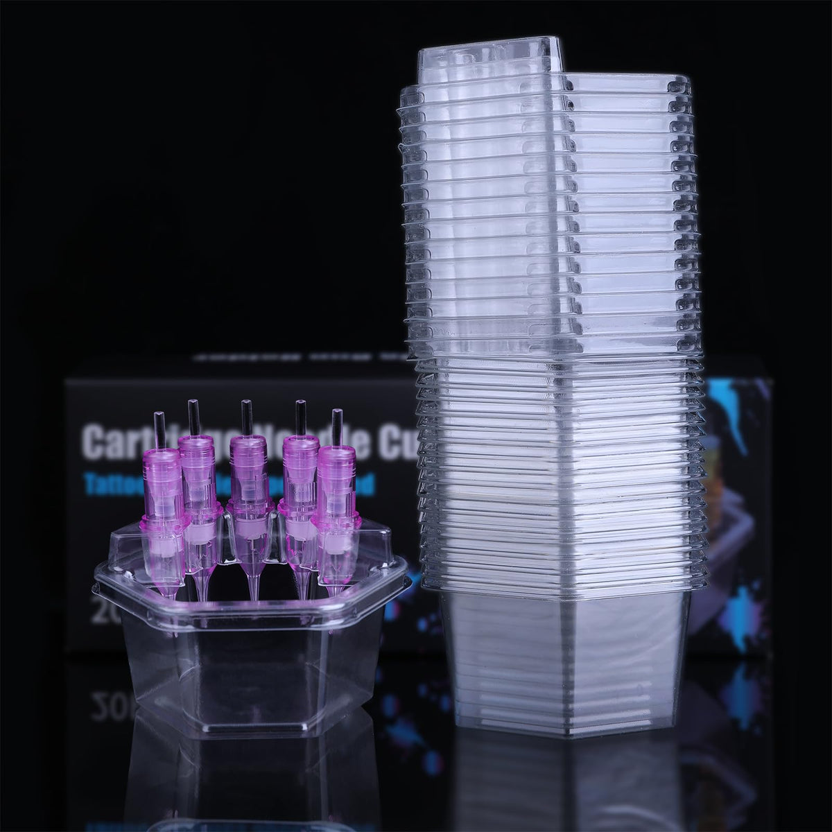 Vasos Hive Cups de Willaudy, paquete de 20, organización durante tatuajes