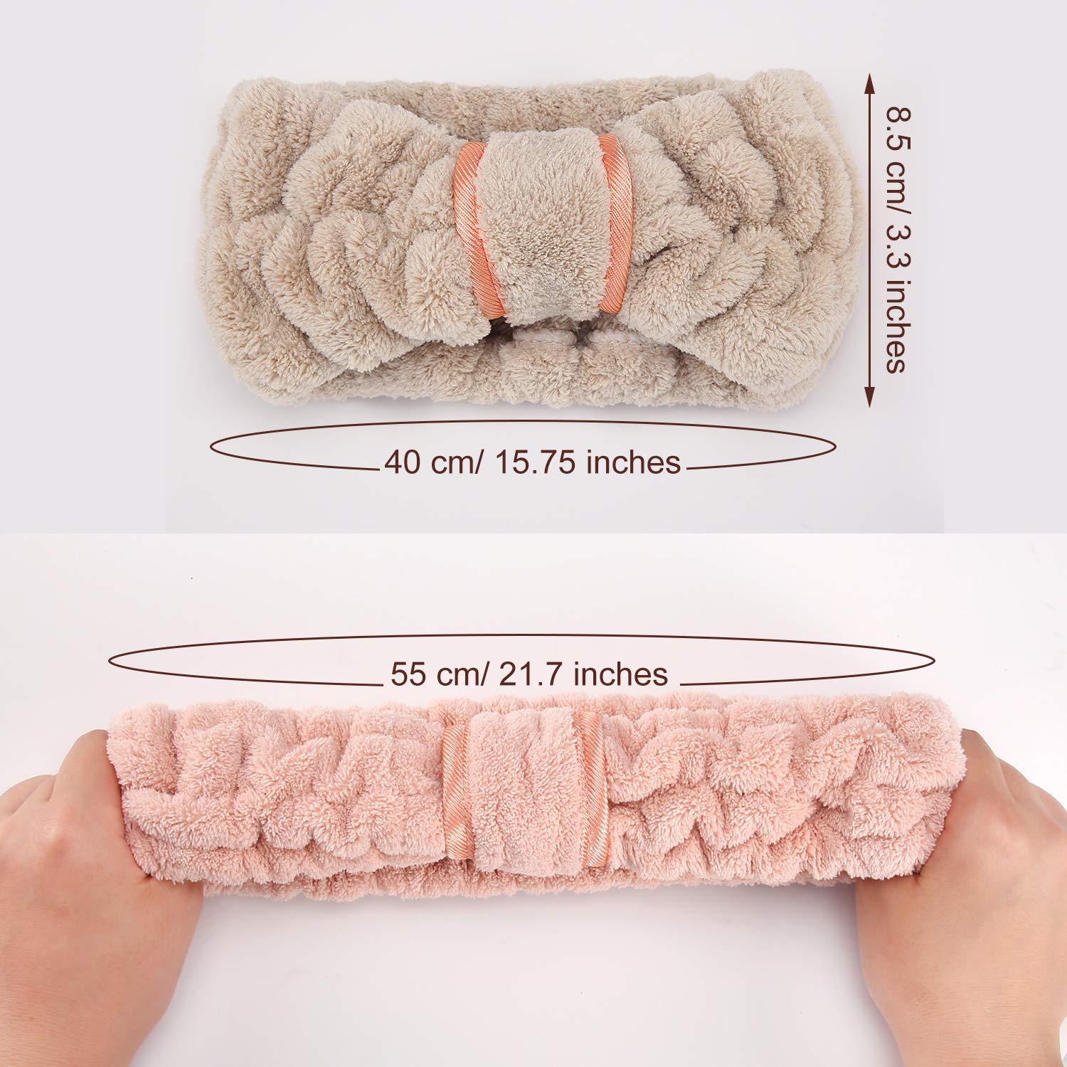 Banda WILLBOND para maquillaje, spa y limpieza facial suave.
