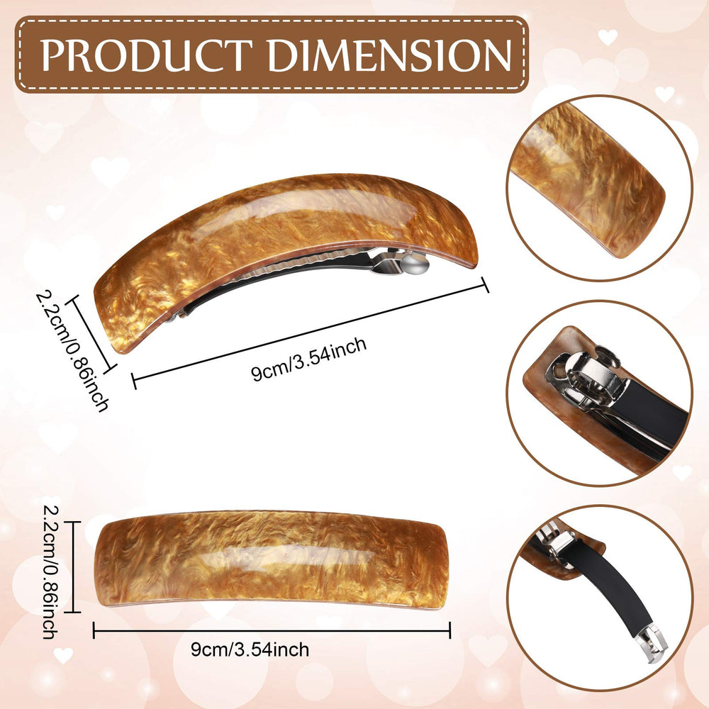 Barrettes WILLBOND estilo francés para sujetar el cabello con elegancia.