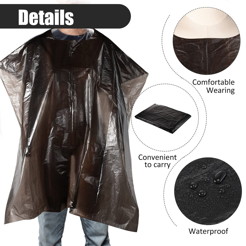 Capa WILLBOND negra desechable en caja, ideal para salones y talleres