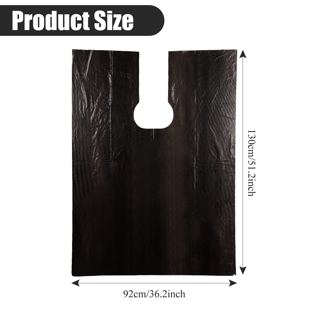 Capa WILLBOND negra desechable para teñir evita manchas en la ropa