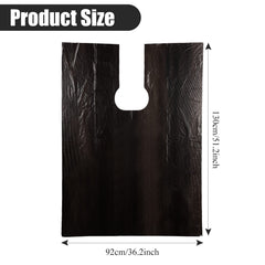 Capa WILLBOND negra desechable para teñir evita manchas en la ropa