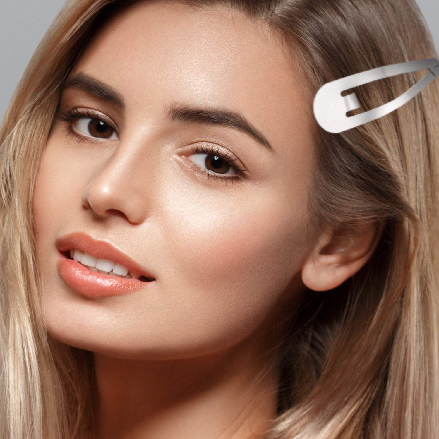 Willbond clip grande para moños y coletas con agarre firme.