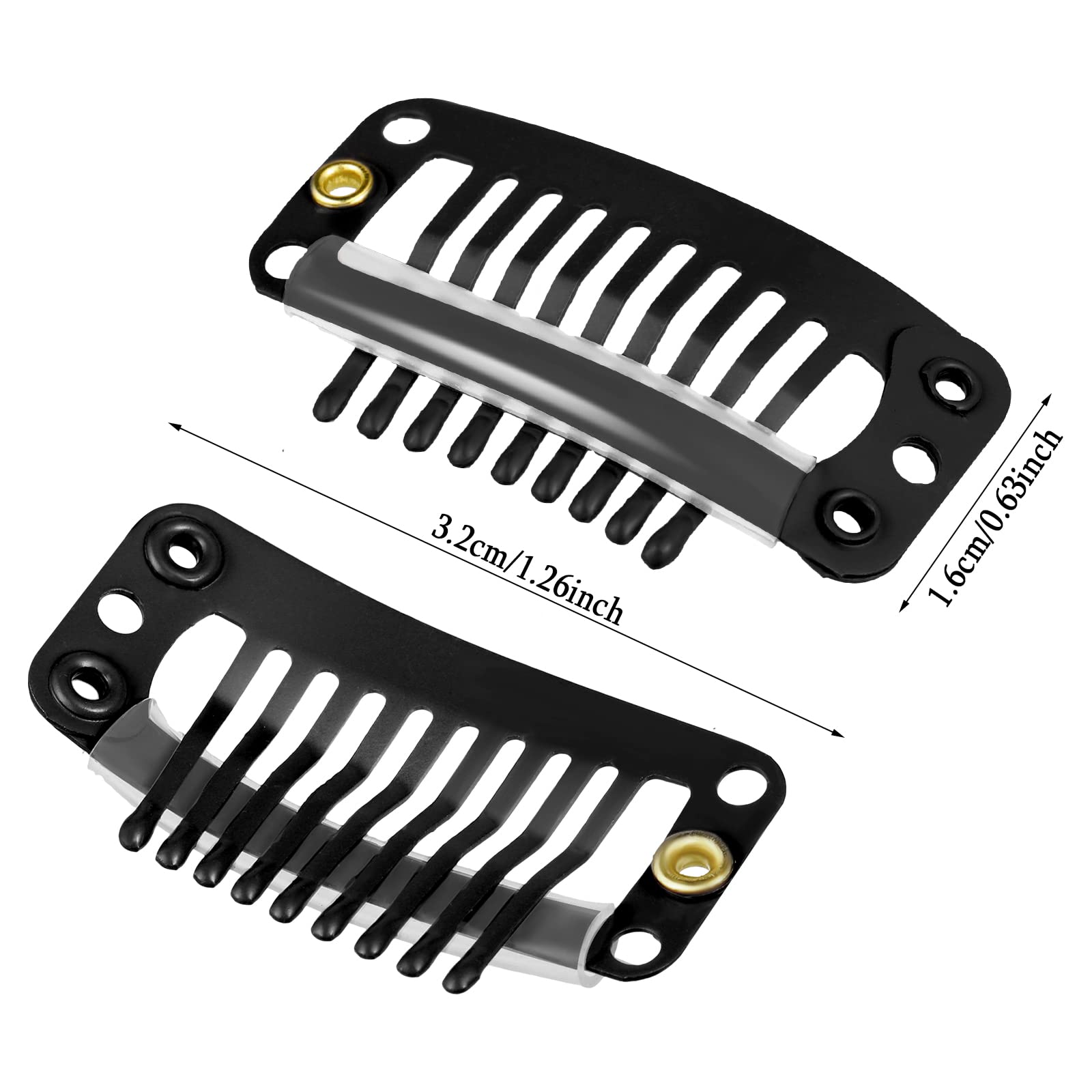 WillBond clip de pelo de metal resistente para fijar mechas con seguridad.