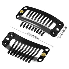 WillBond clip de pelo de metal resistente para fijar mechas con seguridad.
