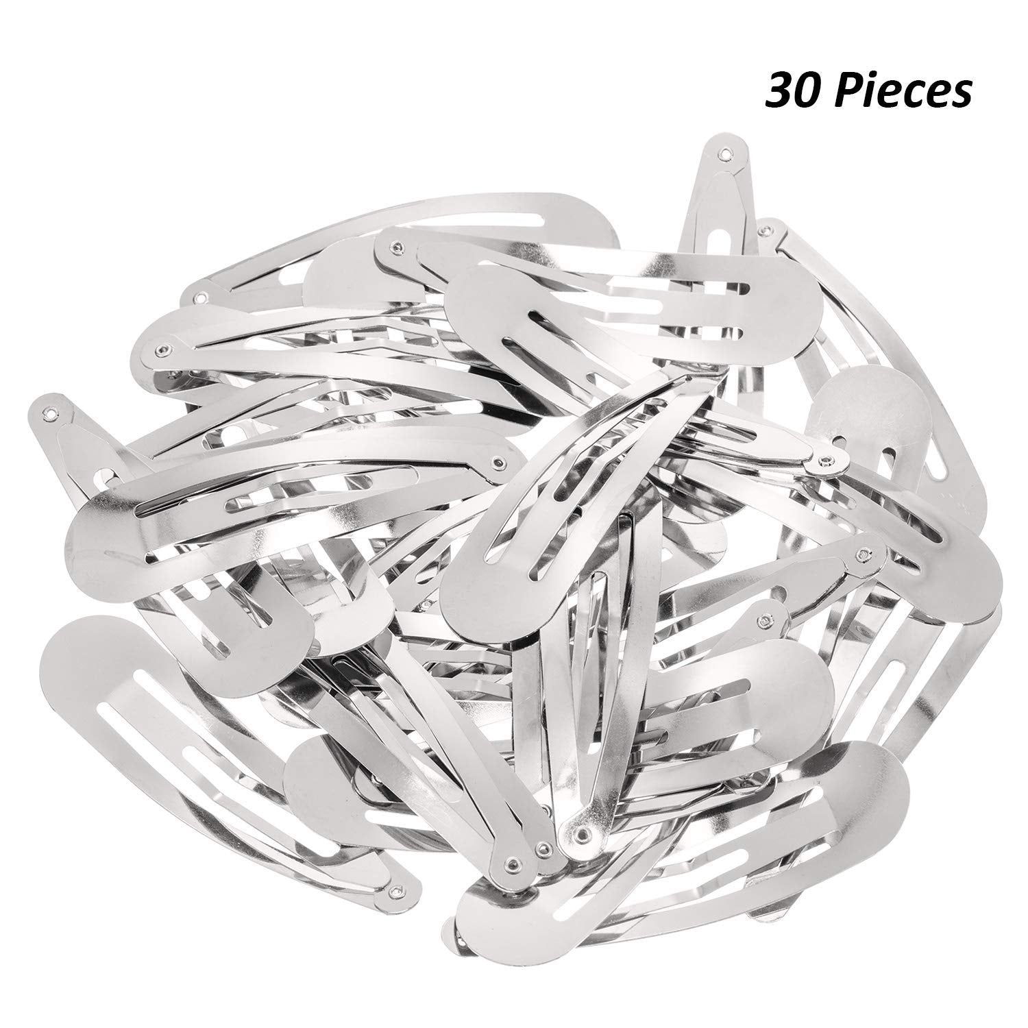 Willbond clip cabello antideslizante en plata para uso diario.