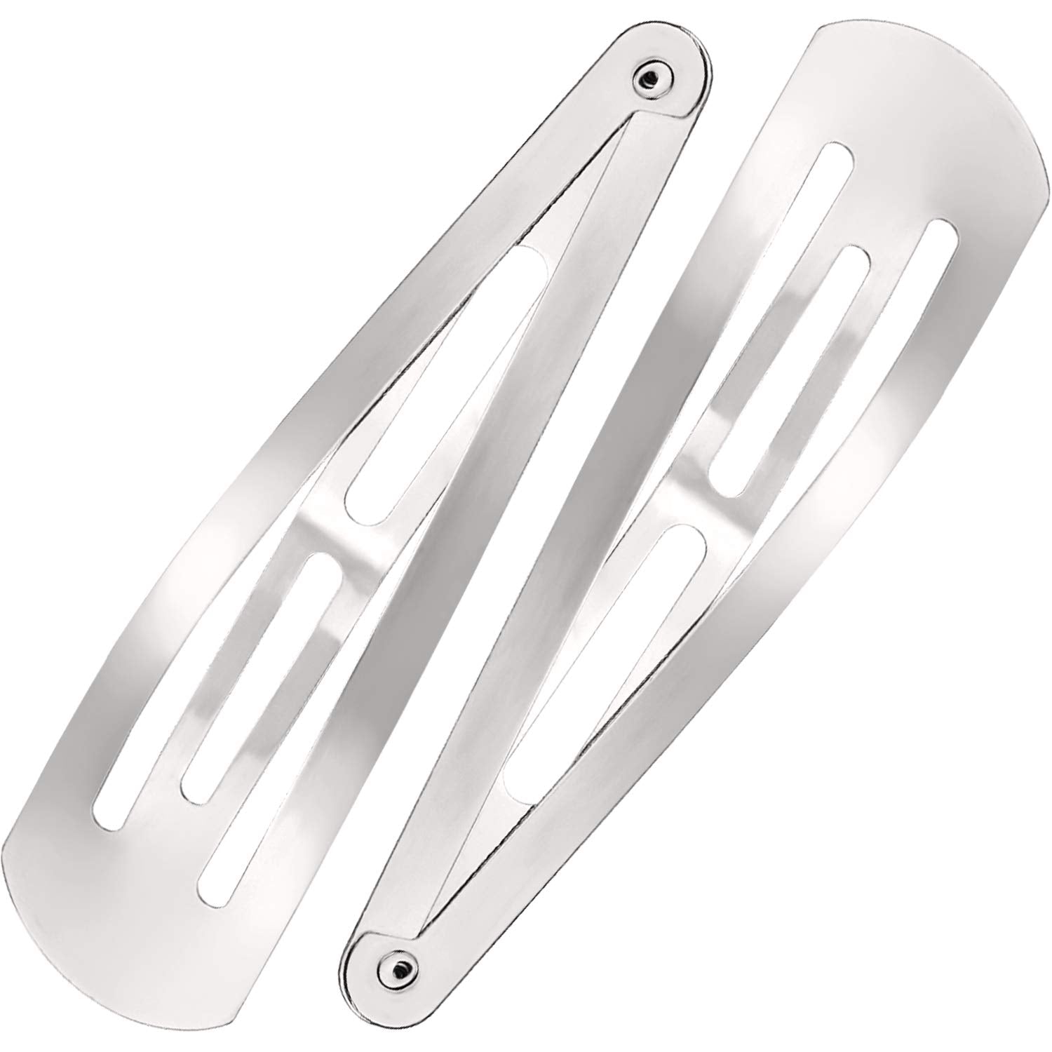 Willbond clip cabello metálico grande de 3,1 pulgadas para fijar peinados con seguridad.