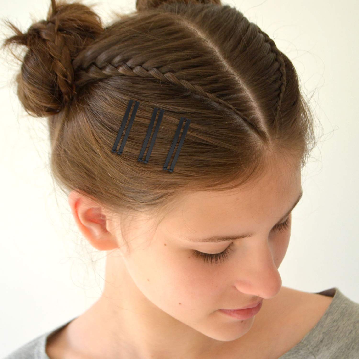 WillBond clip antideslizante cafe para looks neutros y duraderos