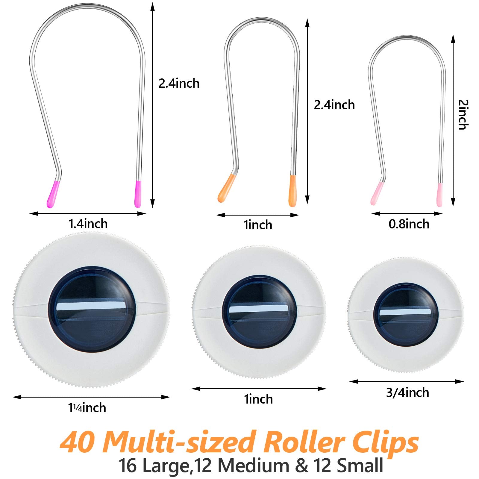 Willbond clips de rodillo caliente medianos crean rizos uniformes y duraderos.