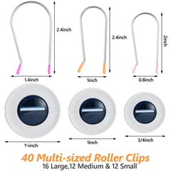 Willbond clips de rodillo caliente medianos crean rizos uniformes y duraderos.