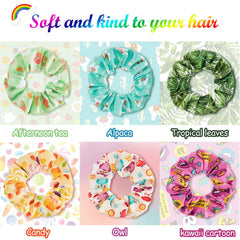 willbond coleteros donas coloridas para peinados divertidos y seguros.