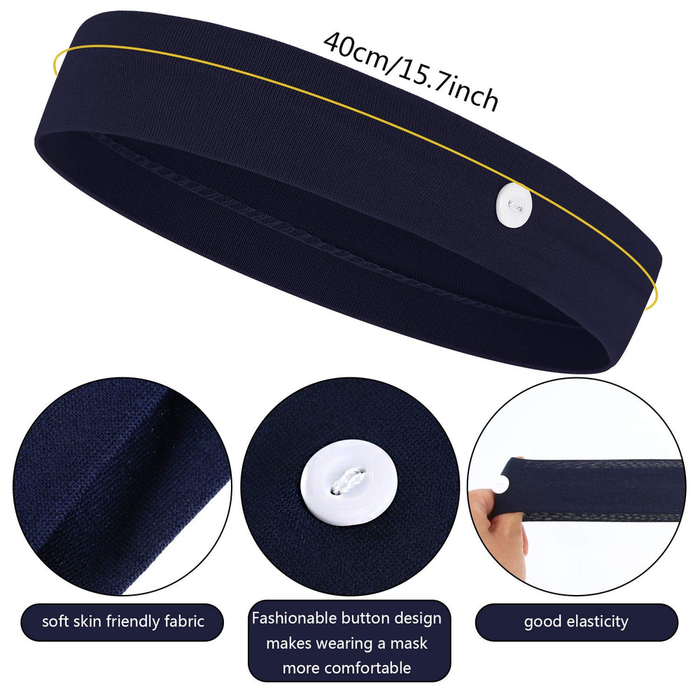 WILLBOND diadema suave y antideslizante ideal para yoga y entrenamiento.