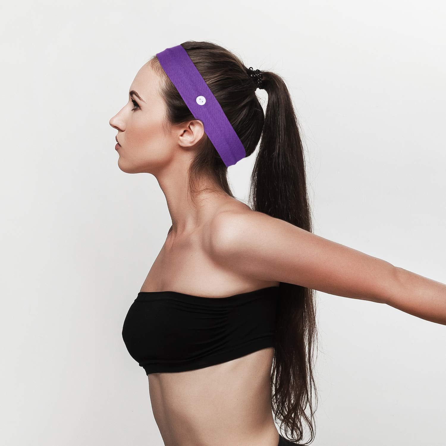 WILLBOND diadema amplia para comodidad durante ejercicios intensos.