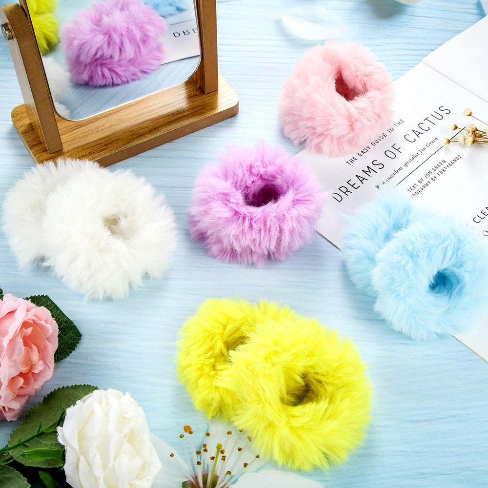 Willbond gomas pelo pompones en acción: ideales para coletas, trenzas y recogidos divertidos