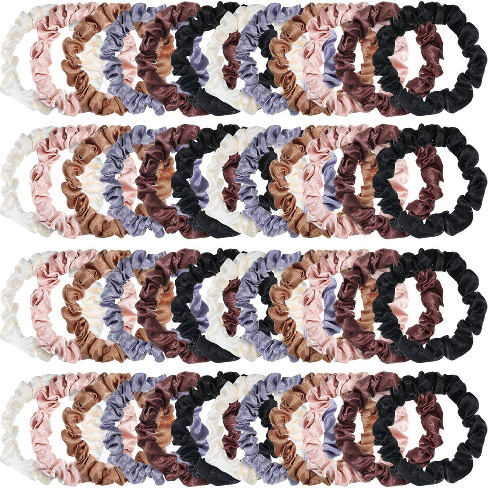 Willbond lazos de satén, 6 colores, para coleta diaria sin dejar marcas.