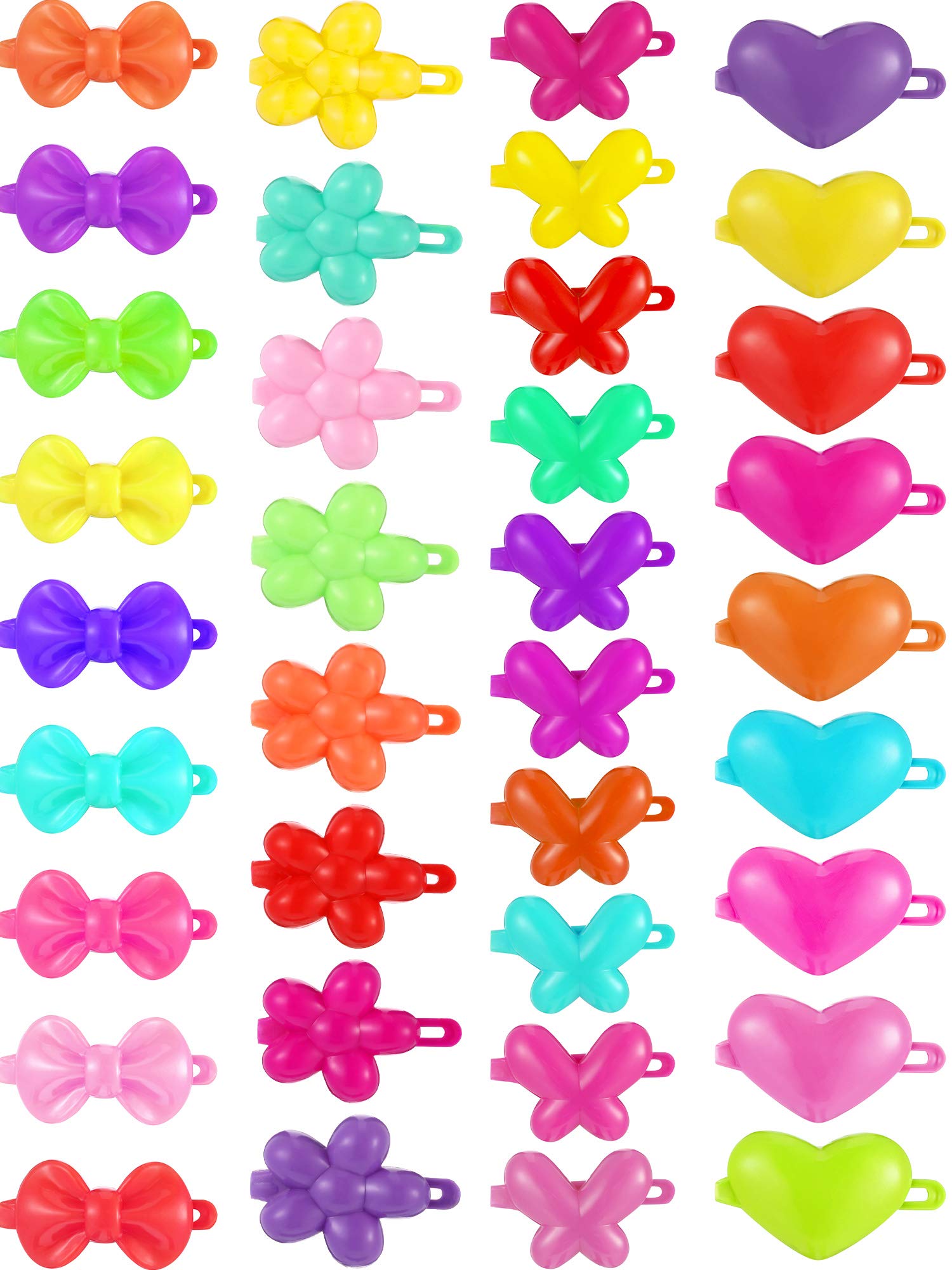 Pinzas WILLBOND para cabello con mariposa, ideales para peinados diarios y divertidos.