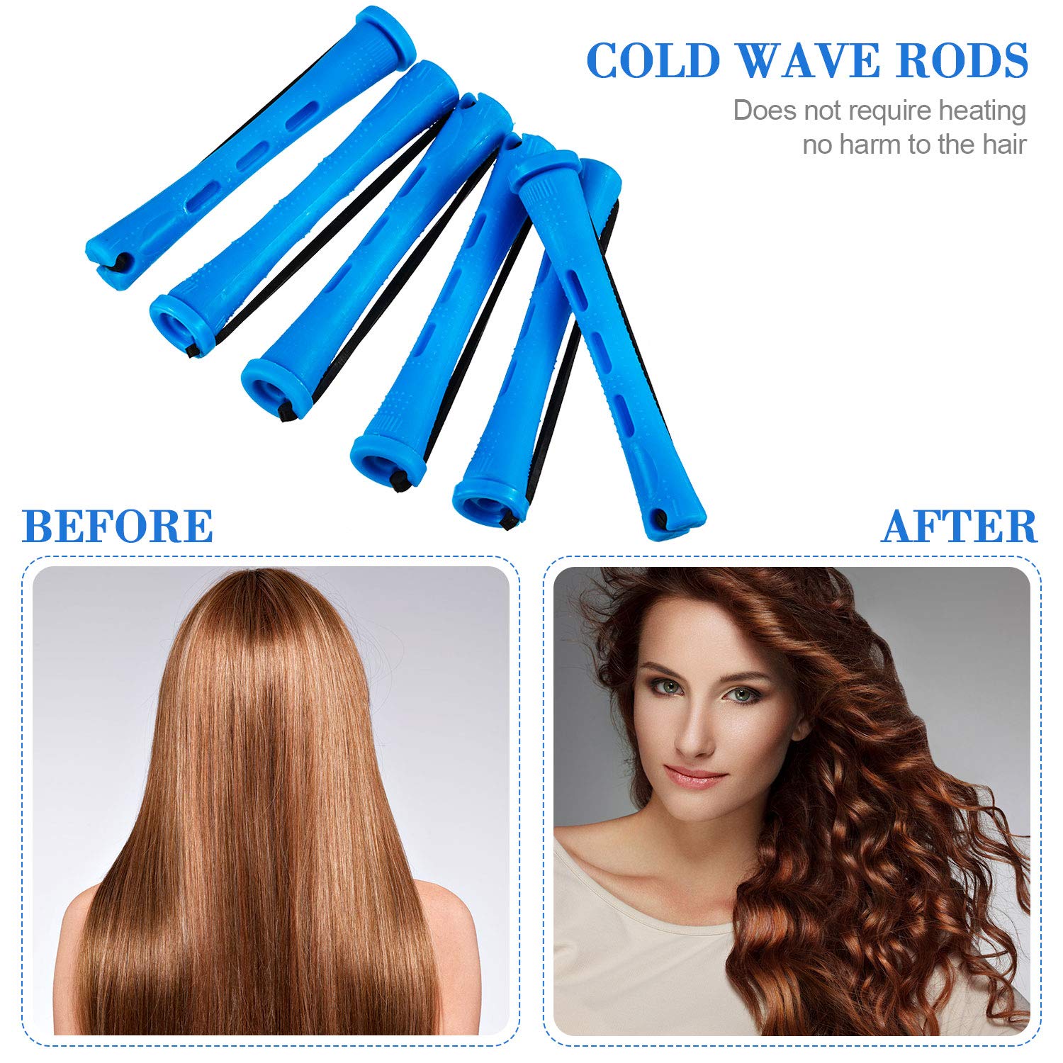 Willbond rodillos plásticos sin calor protegen el cabello