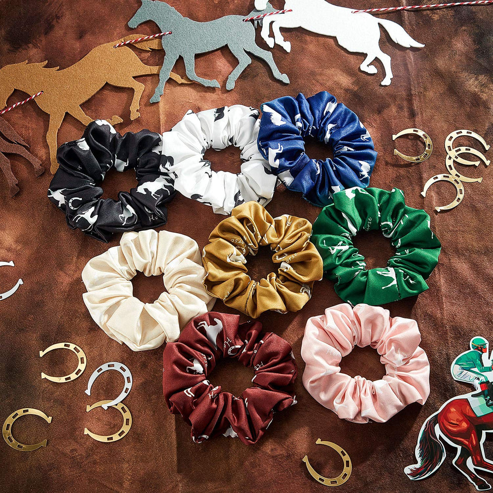 Diseño de caballo en scrunchies Willbond para estilos temáticos
