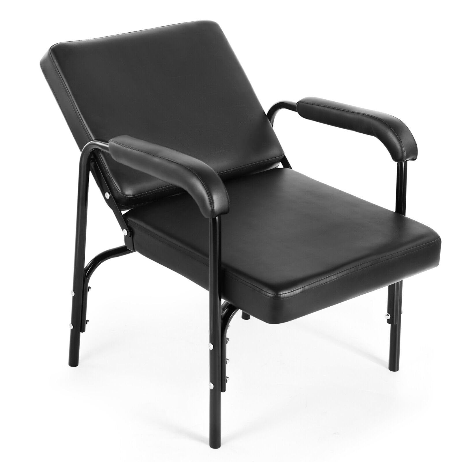 WINEDYOUNG Chaise Shampooing Reclinable prête pour le salon, confort et stabilité.