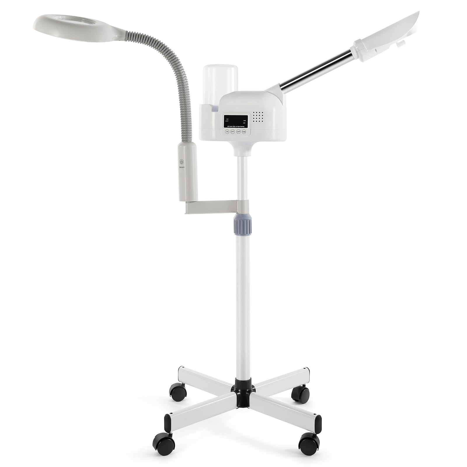 WINEDYOUNG vaporizador facial 2 en 1, enfoque frontal para abrir poros y limpiar piel.