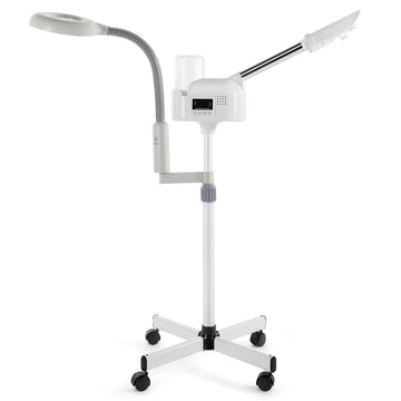WINEDYOUNG vaporizador facial 2 en 1, enfoque frontal para abrir poros y limpiar piel.