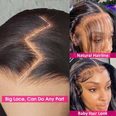 Cabello humano brasileño virgen Wingirl listo para peinado y color.