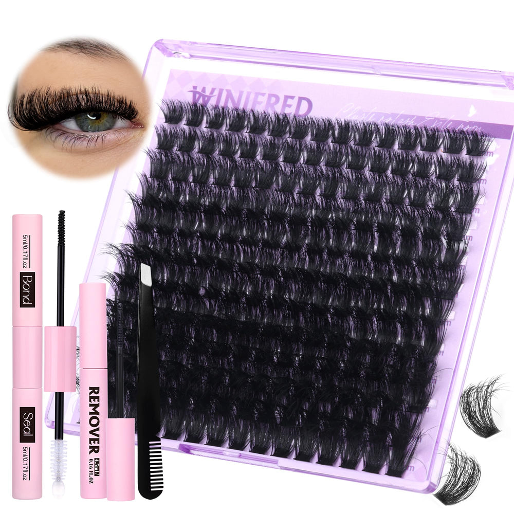 Con el Winifred kit, extensiones de pestañas 100D, contenido completo para practicar en casa.