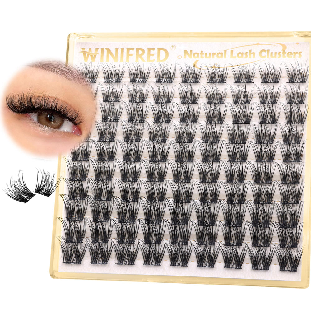 Winifred racimos de pestañas en efecto ligero 16 mm para look natural