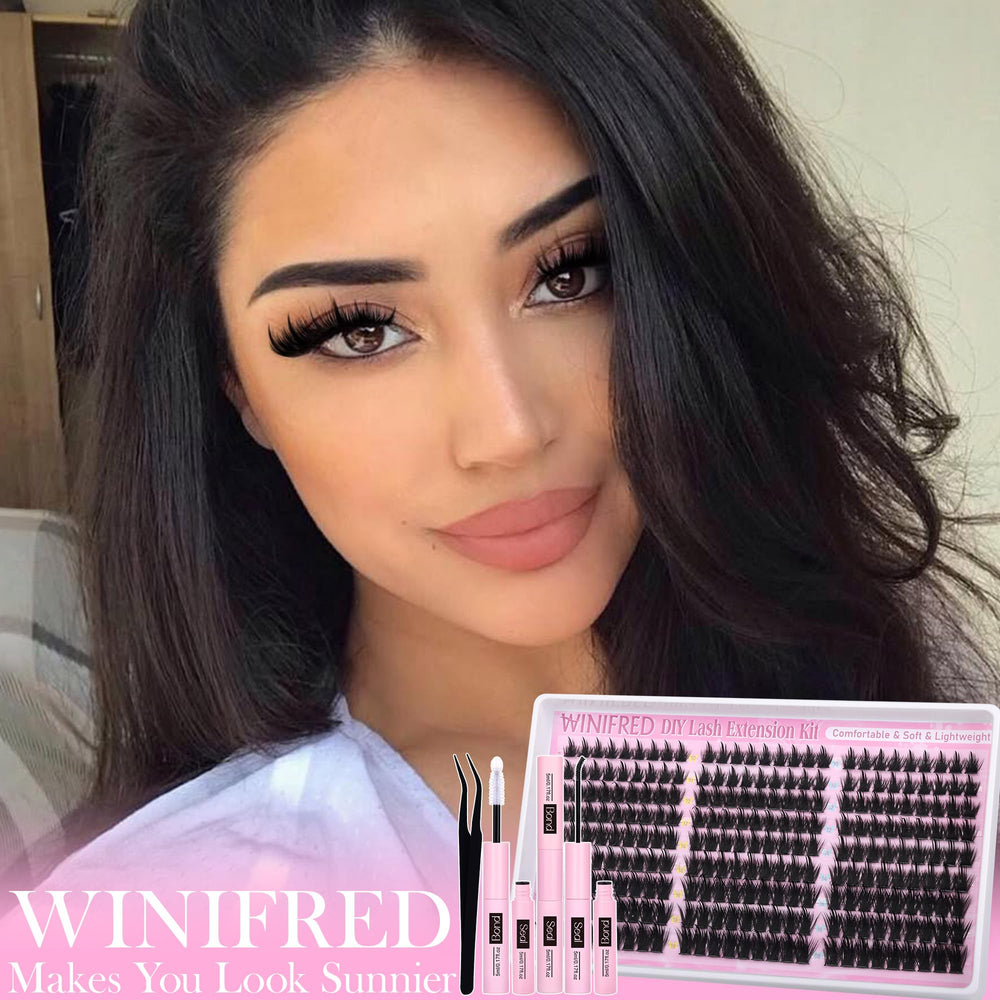 Winifred pinzas para pestañas, punta suave para colocación precisa.