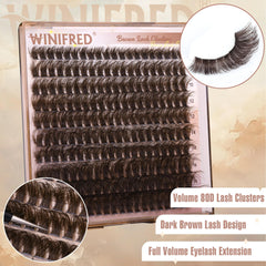 Winifred Volumen 80D Clusters para efecto más denso y duradero.
