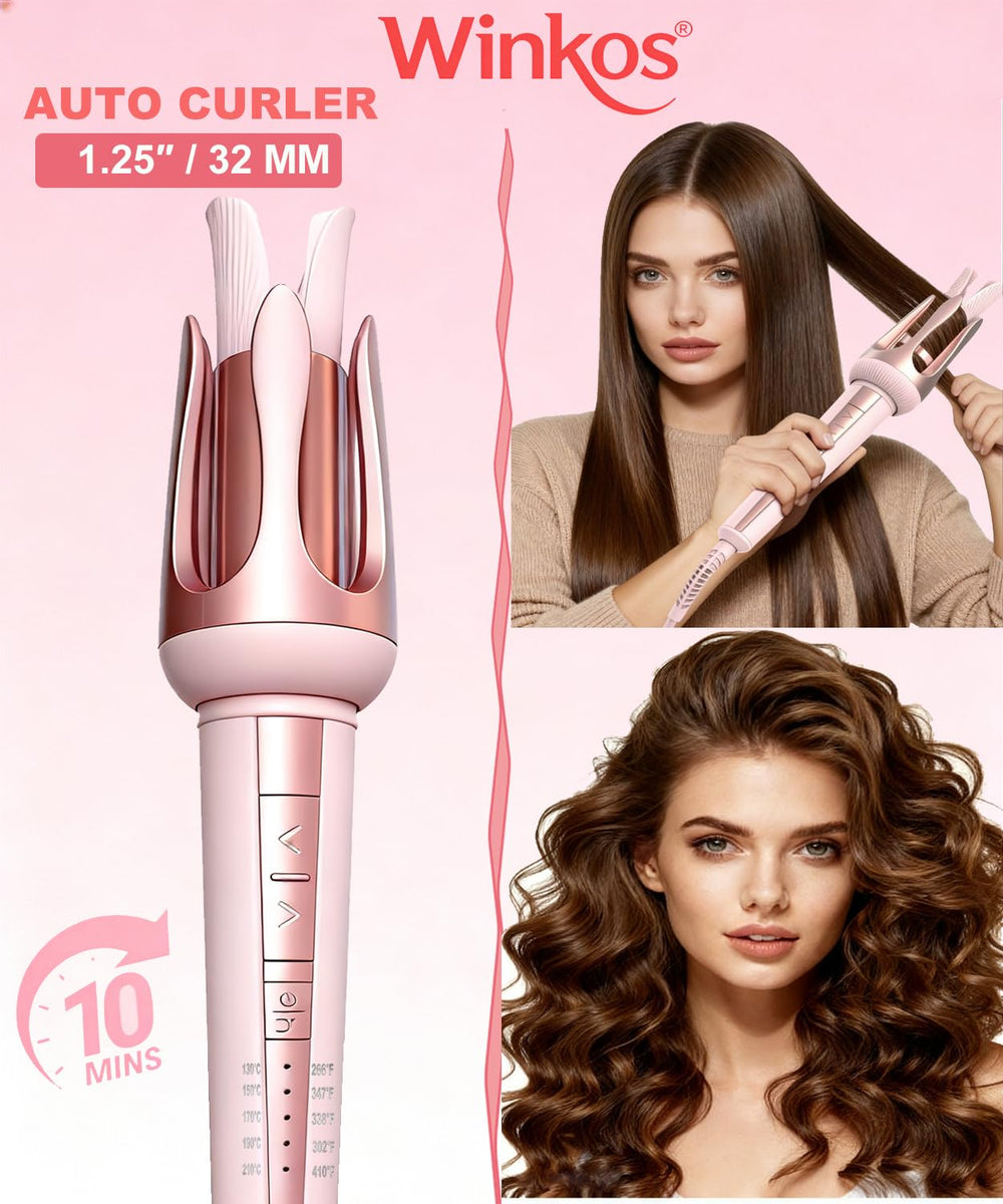 Winkos ajustes de temperatura precisos para distintos tipos de cabello.