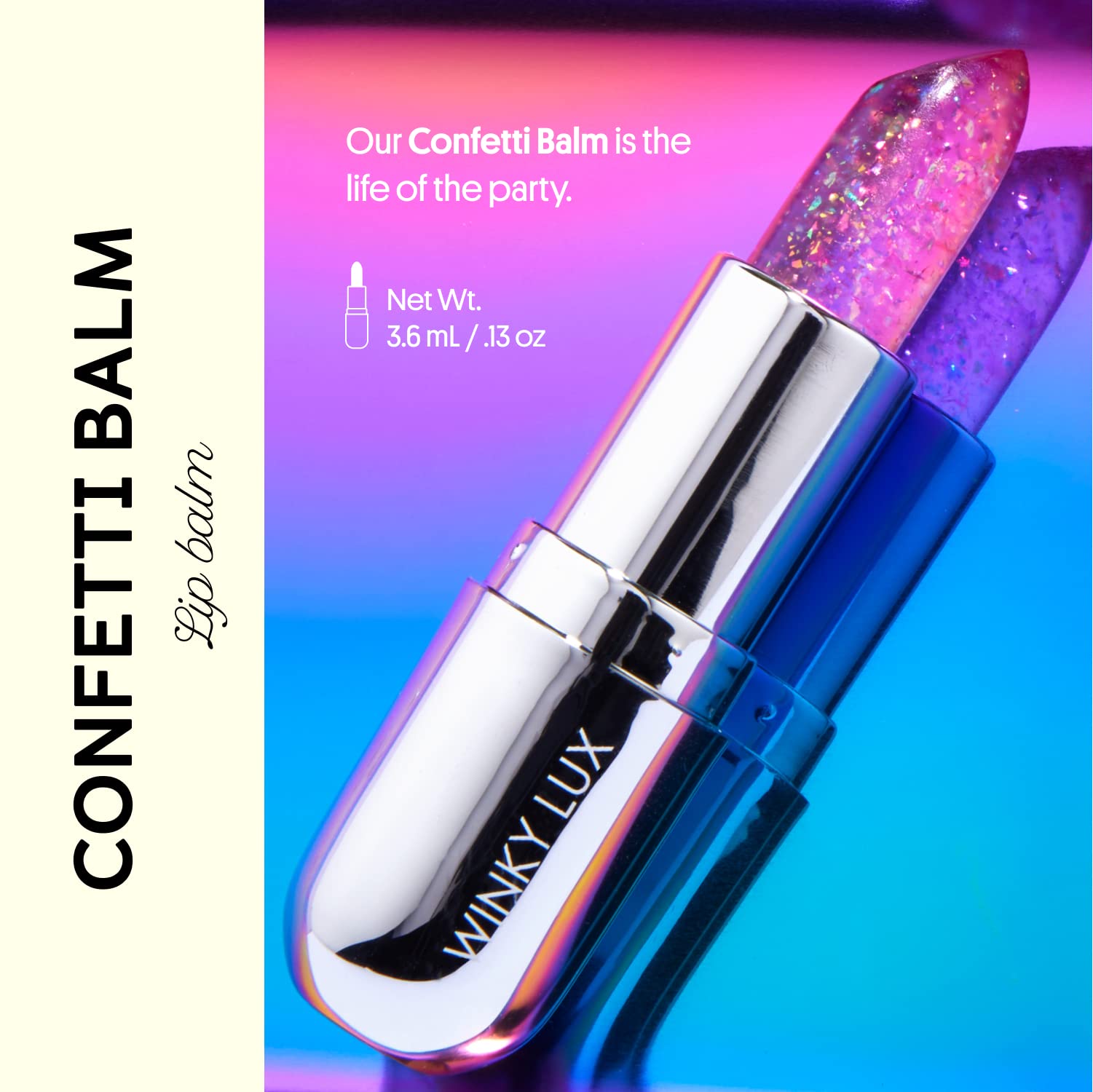 Dúo Winky Lux bálsamos, color cambia con pH para labios rosados