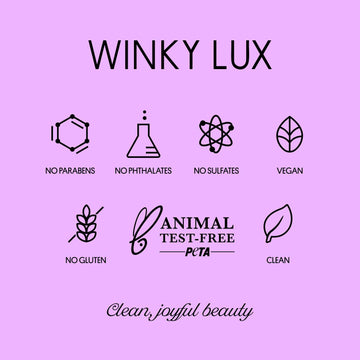 Winky Lux In The Stars Lip Oil está alineado con una filosofía de plástico neutro.