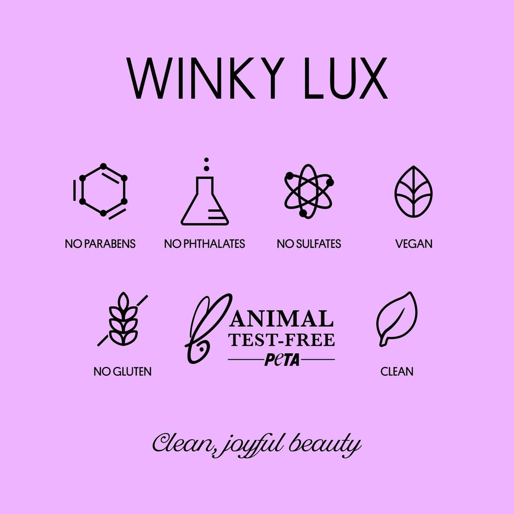 Winky Lux In The Stars Lip Oil está alineado con una filosofía de plástico neutro.