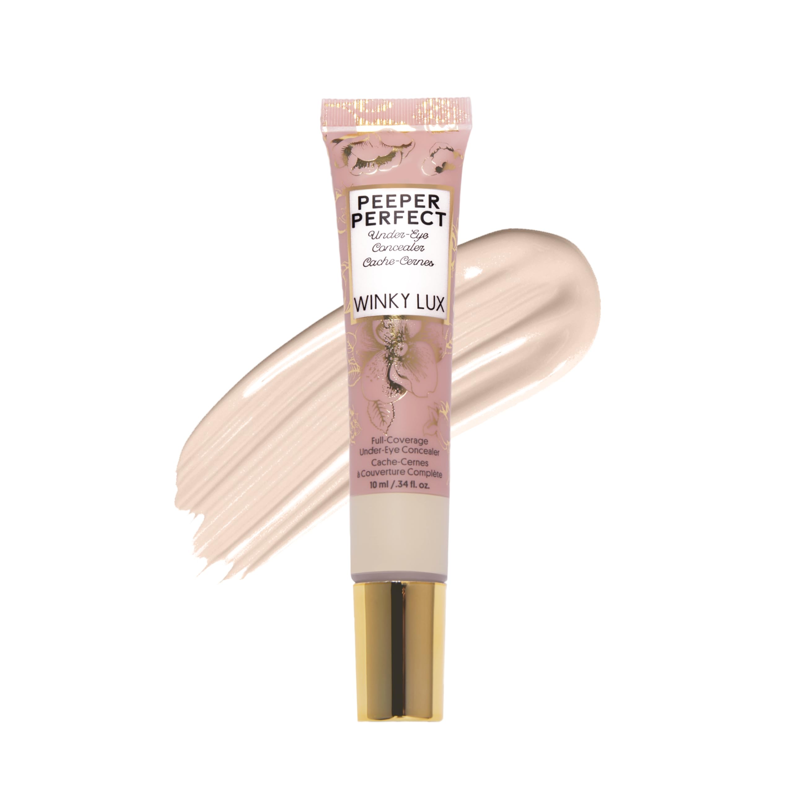 Winky Lux Peeper Perfect envase compacto para retoques duraderos alrededor de los ojos.