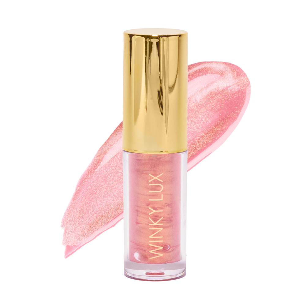 Winky Lux Pink Opal Very There aceite labial rosa hidratante y color suave