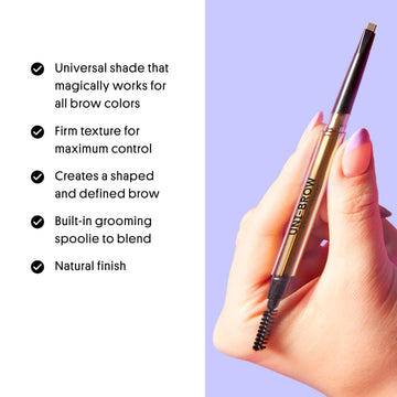 Winky Lux Uni-Brow textura firme resiste sudor y desgaste para cejas definidas.