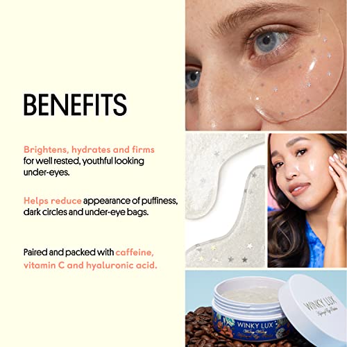 Winky Lux Wakey Wakey cafeína energizante ayuda a suavizar la mirada