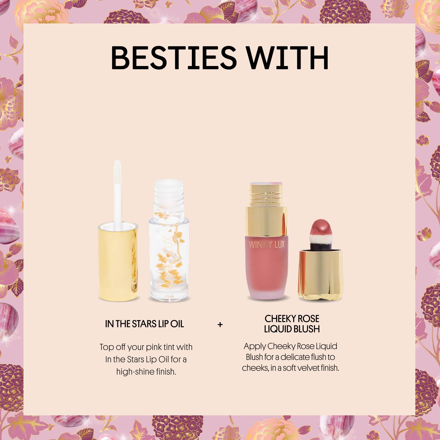 Winky Lux Balsamo Opal Rosado diseño sostenible para uso diario