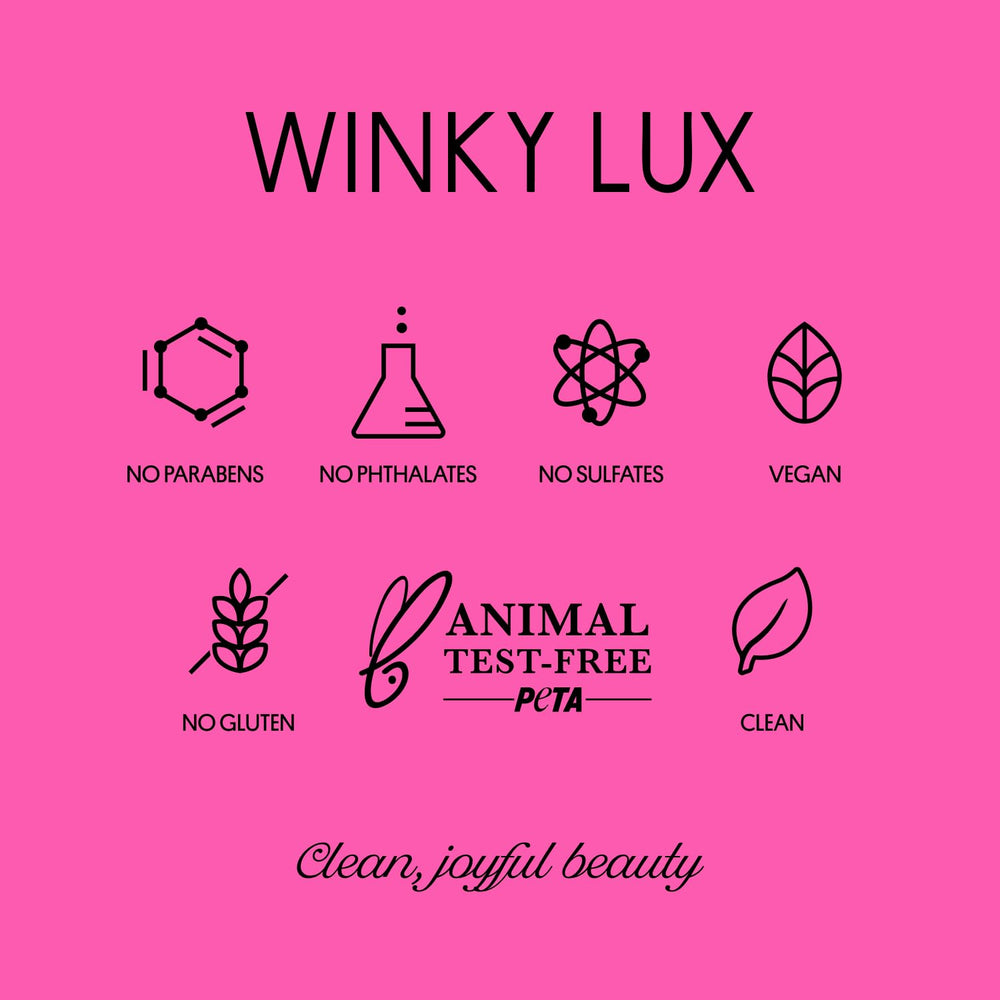 Winky Lux Balsamo Opal Rosado sin sulfatos, vegano y libre de crueldad