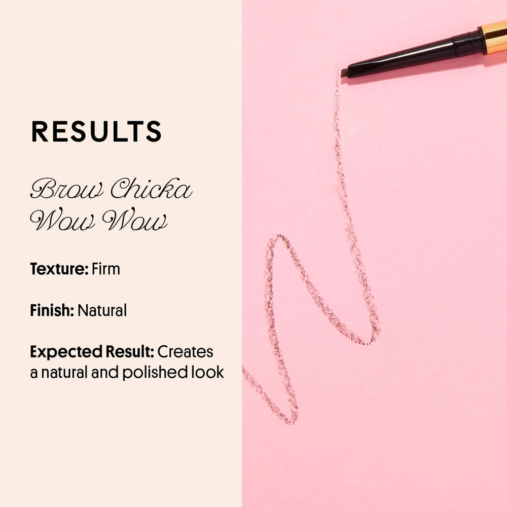 Aplicación suave de Uni-Brow con acabado natural y fijación ligera.