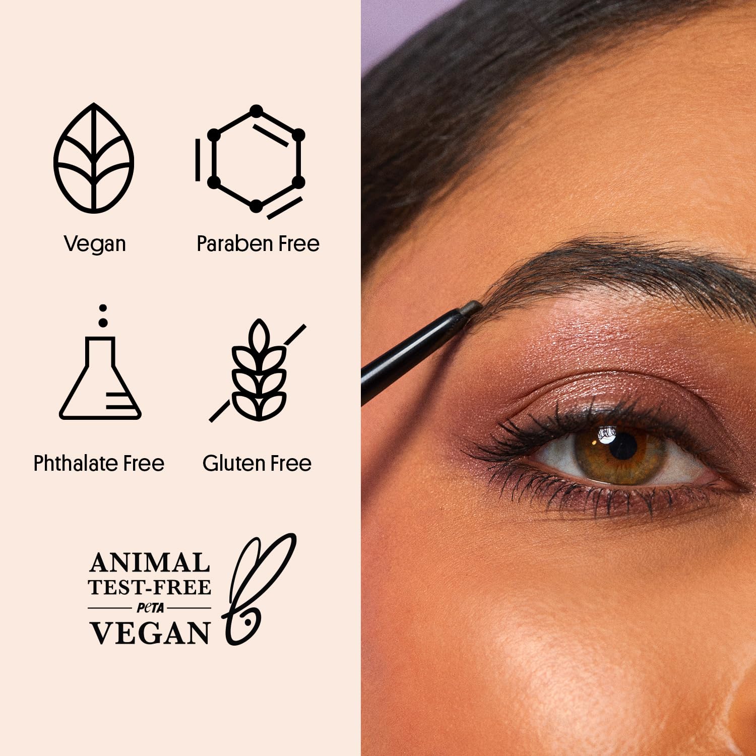 Fórmula limpia y libre de crueldad de Winky Lux Uni-Brow.