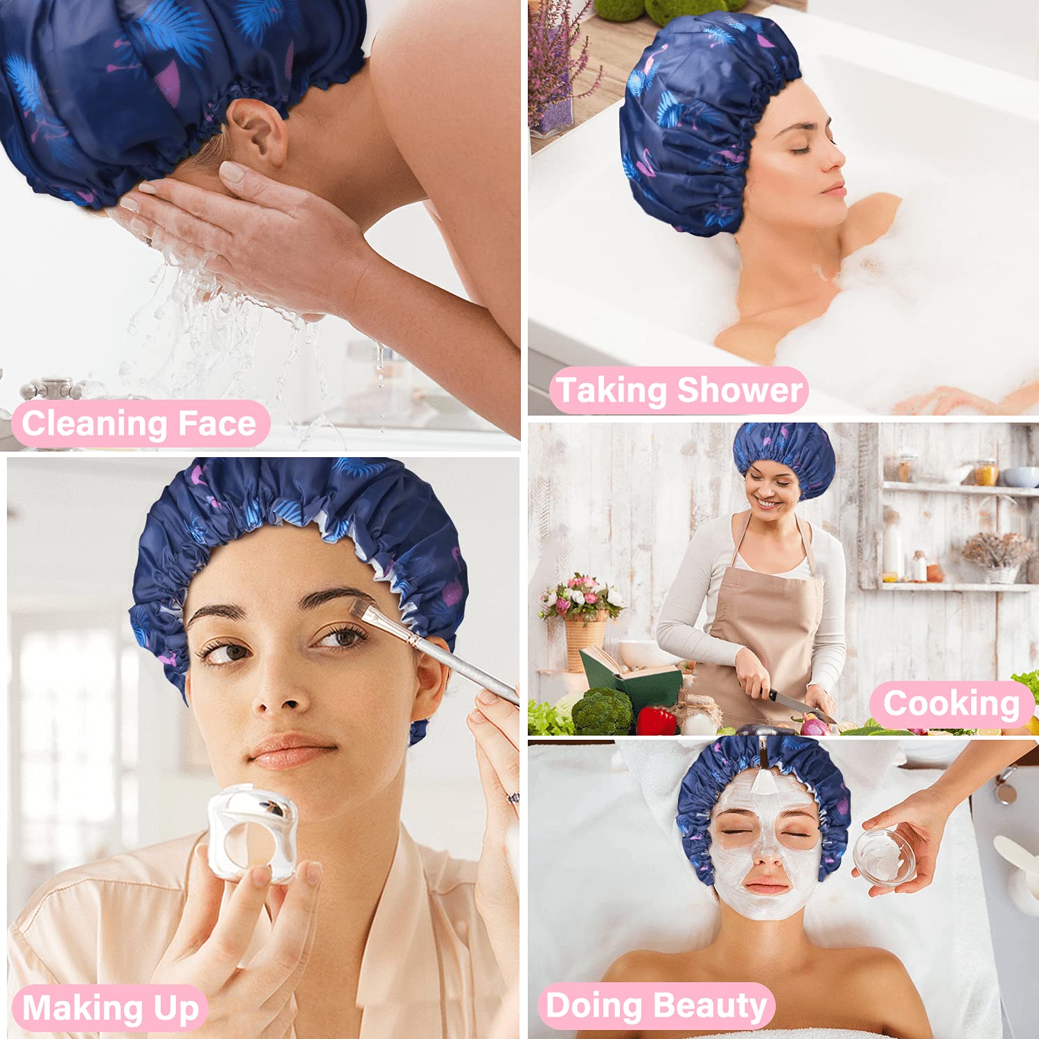 Gorra de ducha diaria WINSTECK para cabello protegido y peinados