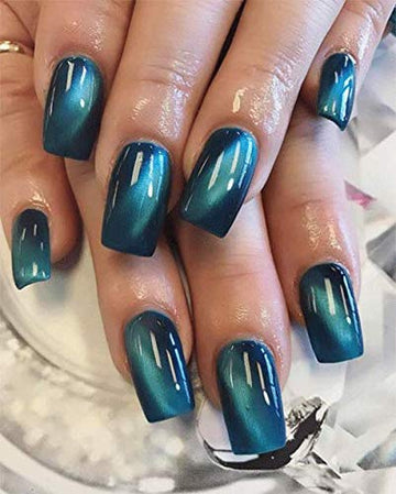 Uso para ombreado y mezcla de gel color con enfoque ovalado para precisión