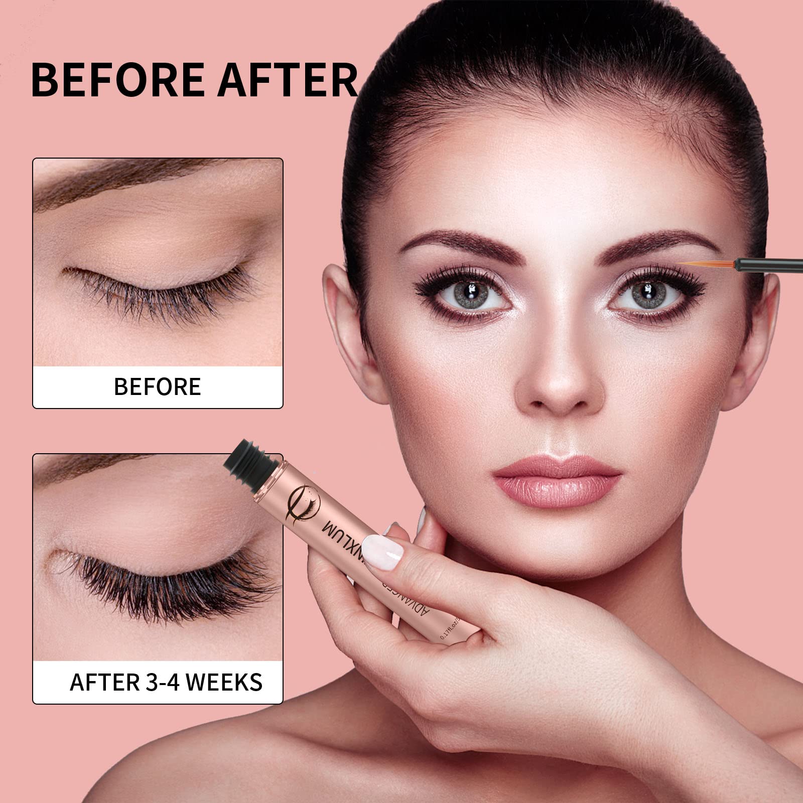 Rutina diaria de cuidado de pestañas y cejas con Winxlum.