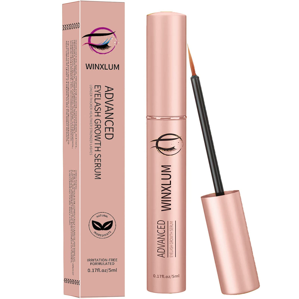Winxlum serum crecimiento pestanas y cejas, favorece aspecto más denso y saludable.